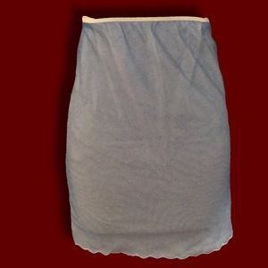 Vintage Minstra Half Slip-Blue and white
